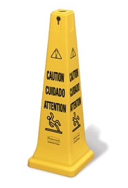 Trilingual Safety Cone 36" #RB006276JAU