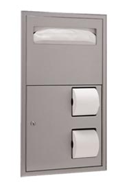 B-3474 ClassicSeries, Toilet Paper and Seat Cover Dispenser #BO0B3474000