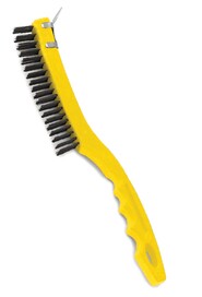 Angular-Handle Wire Brush with Scraper #RB009B44GRI