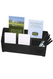 Porte-brochures noir #RB009T05NOI