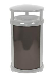 Ensemble de 3 panneaux solides pour contenant rond Infinity #RB009W59BRO