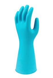 Gants en nitrile bleus Marigold NT 14B PF #TRNT14BPFM0
