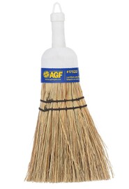 Straw Whisk Broom with Plastic Handle 2 Strings #AG017522000