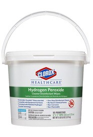 CLOROX HEALTHCARE Lingettes désinfectantes avec peroxyde d'hydrogène #CL030826000