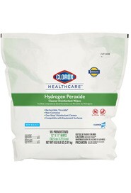 CLOROX HEALTHCARE Lingettes désinfectantes avec peroxyde d'hydrogène #CL001459000