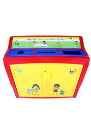 Poubelle de recyclage avec compartiment de triage Kidz #KIDZIDS2529