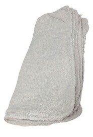 Chiffons d'atelier en coton blanc 13" x 13" #WIGARAGE000