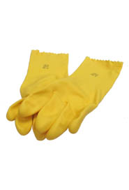 Gants de vaisselle gauffrés en latex #TR002977000