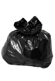 16" X 13" Black Garbage Bags Regular #GO091613000