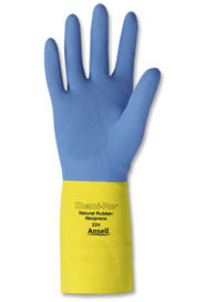 Gants en néoprène sur latex pour travaux robustes AlphaTech #TR000224007