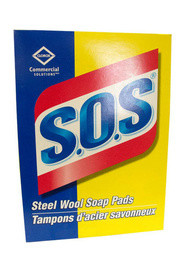 Boîte de tampons savonneux en laine d’acier S.O.S #EM307073000