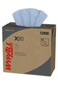 Wypall X90 Blue Pop-Up Box Heavy Duty Cloths #KC012890000