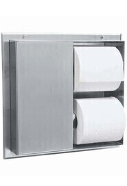 Partition-Mounted Multi-Roll Toilet Tissue Dispenser #BO000386000