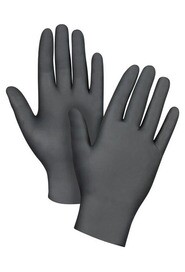 Black Nitrile Gloves 4 Mils Powder Free #TQSAL086000