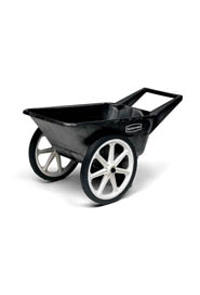 Brouette de 3,5' cubes avec des roues semi-pneumatiques Big Wheel #RB565461NOI
