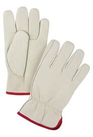 Driver's Gloves, Grain Cowhide Palm, Fleece Inner Lining #TQSFV198000