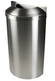 312-S Stainless steel Wall Mounted Waste Container 16 Gal #FR00312S000