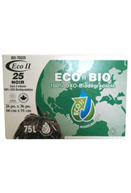 OXO-Biodegradable garbage bags for industrial use 26 X 36 #GO700259000