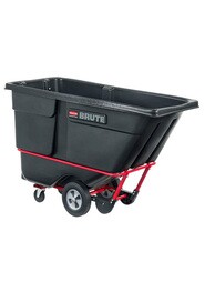 Chariot basculant rotomoulé 1 verge cube Rubbermaid 1315 #RB001315NOI