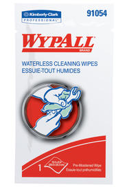 Lingettes nettoyantes sans eau Wypall #KC091054000