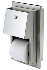 165-R Semi-Recessed Double Toilet Tissue Dispenser #FR00165R000