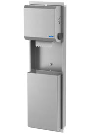 Wall Mounted Unit Automatic Towel Dispenser and Waste Receptacle #FR42760A000