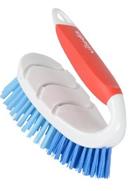 Nylon scrubbing brush with ergonomic handle #MR148215000