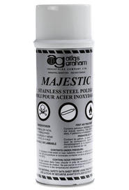 Poli MAJESTIC pour acier inoxydable en aérosol #AG040816000