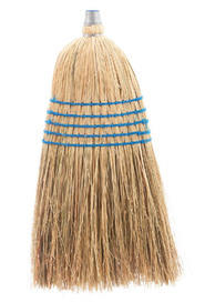 Otter Light Duty Corn Broom 5 Strings with 54" Handle #AG000765000