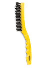 Brosse métallique avec poignée longue en plastique #RB009B43GRI