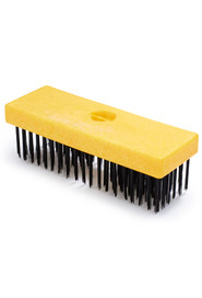 Brosse métallique avec bloc en plastique #RB009B45GRI