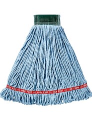 Shrinkless Web Foot, Synthetic Wet Mop, Wide Band, Looped-End #RBA25206BLE