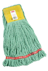 Web Foot Shrinkless Synthetic Mop, Wide Band, Looped-end #RBA25106VER