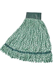 Web Foot Microfiber Wet Mop, Wide Band, Looped-end, Green #RBA85206VER