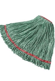Swinger Loop Synthetic Wet Mop, Narrow Band, Looped-end, Green #RBC11306VER