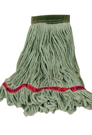 Swinger Loop Synthetic Mop, Wide Band, Looped-End, Green #RBC15206VER