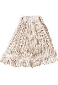 Super Stitch, Cotton Wet Mop, Narrow Band, Looped-end, White #RBD11306BLA