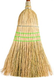 Medium Duty 3 Strings Corn Broom Coyote with 54" handle #AG000763000