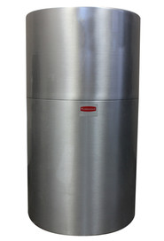 Atrium Poubelle en aluminium 35 gal avec couvercle #RB009079SAL