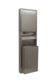 ClassicSerie Combo Paper Towel Dispenser 12 gal Waste Receptacle #BO003949000