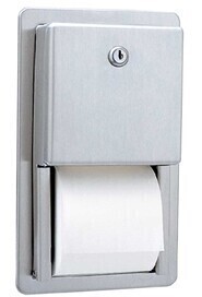 Distributeur de papier hygiénique double verrouillable #BO003888000