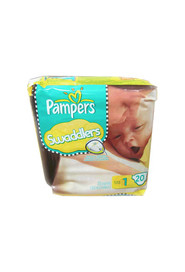 Couches taille 1 (8 à 14 lb) Pampers Swaddlers #PG06729A000