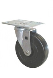 Roue pivotante 5" TPR pour chariot plateforme #PR4402L1000