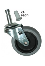 Swivel 3" Caster for Utility Cart 3421 #PRFG3421L60