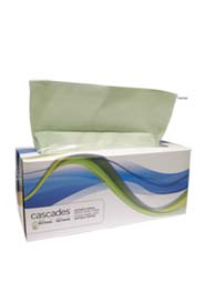 Essuie-mains antibactérien en boîte Pop-up Cascades #PW001366000