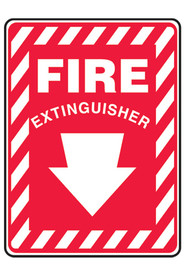 Enseigne de sécurité "Extincteur" bilingue #TQSAT894000