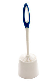 Brosse à cuvette avec manche ergonomique et support #AG000194000