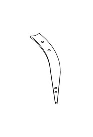 TTB 516 squeegee side plate z/pl #NA429130000