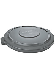 2619 BRUTE Flat Lid for 20 Gal Round Waste Containers #RB261960GRI
