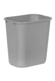 2956 Medium Wastebasket 6 gal #RB002956GRI